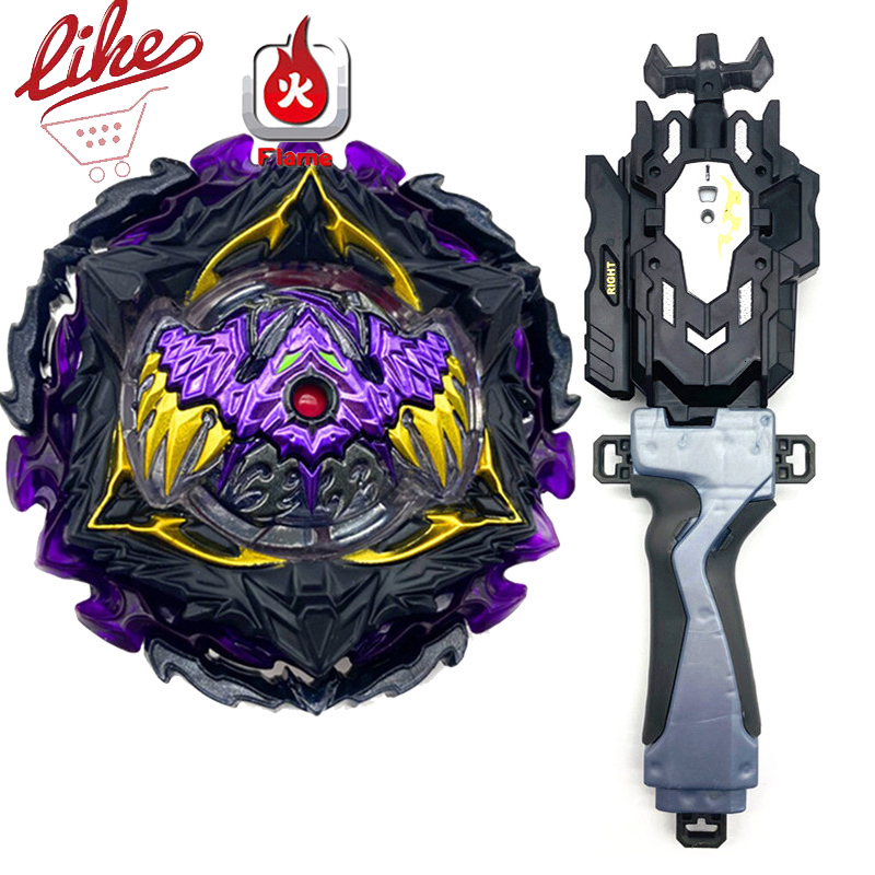 Spinning Top Laike Superking B-175 Lucifer The End Spinning Top B175 Bey with Spark Launcher Handle Set Toys for Children 230621