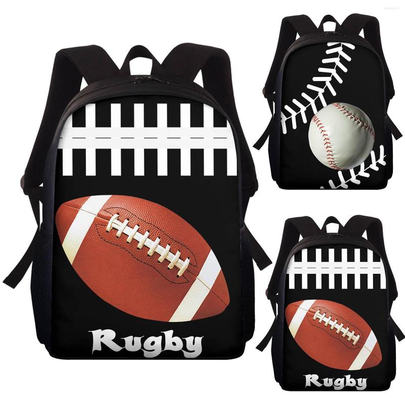 School Bags Backpack Student Schoolbag Baseball Rugby Vigorous Sports Pattern Children Cute Lightweight Mens Sling, Brown
School Bags Backpack Student Schoolbag Baseball Rugby Vigorous Sports Pattern Children Cute Lightweight Mens Sling, Brown