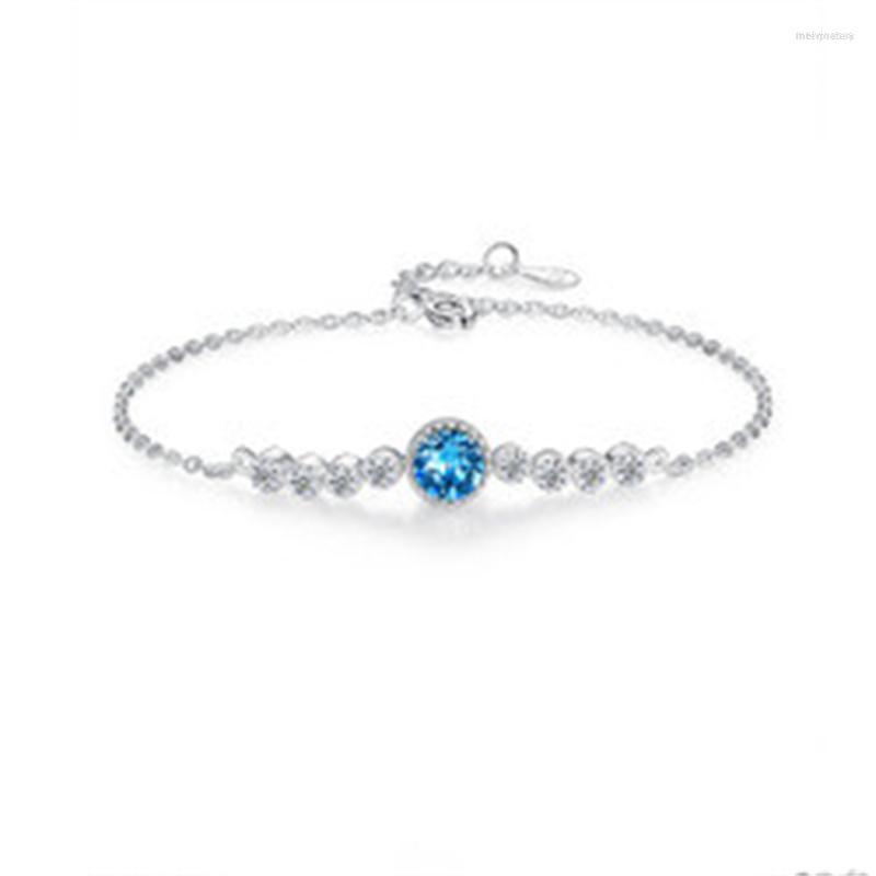 Link Bracelets Heart Of The Sea 925 Sterling Silver Crystal Ladies Bracelet Light Luxury Jewelry
Link Bracelets Heart Of The Sea 925 Sterling Silver Crystal Ladies Bracelet Light Luxury Jewelry
