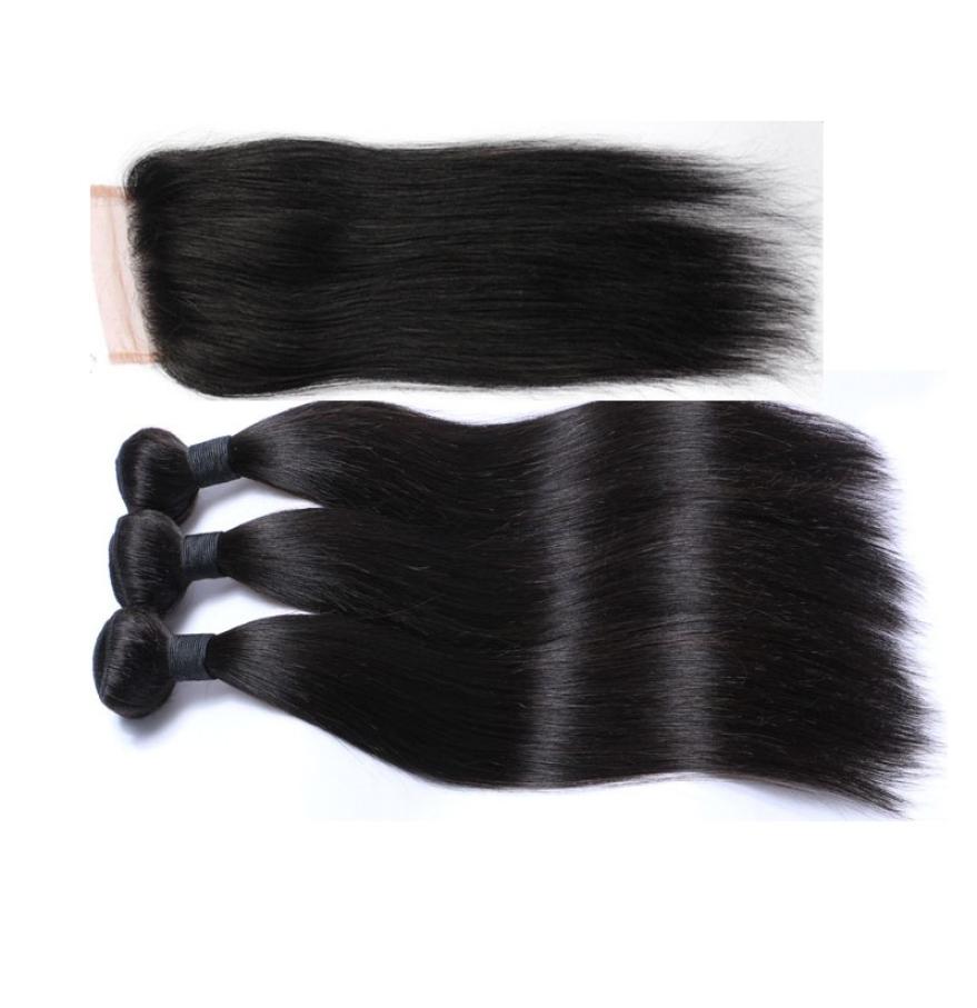 Brazilian Peruvian Hair Weave Natural color With Closure Cheap Unprocessed Straight hair Weft With Lace Closure 4pcs For a Full He8214488
Brazilian Peruvian Hair Weave Natural color With Closure Cheap Unprocessed Straight hair Weft With Lace Closure 4pcs For a Full He8214488
