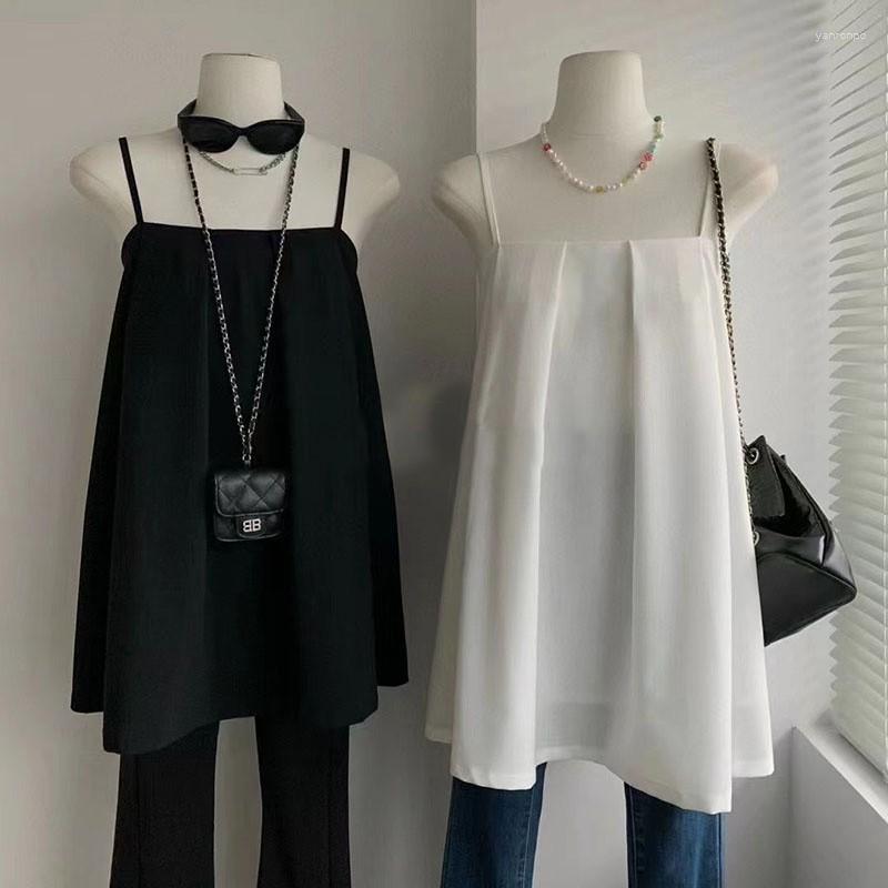 Women' Tanks Women' Summer Sexy Solid Color Loose Long Camis Lady Chic Streetwear Sleeveless Tank Top, Black
Women' Tanks Women' Summer Sexy Solid Color Loose Long Camis Lady Chic Streetwear Sleeveless Tank Top, Black