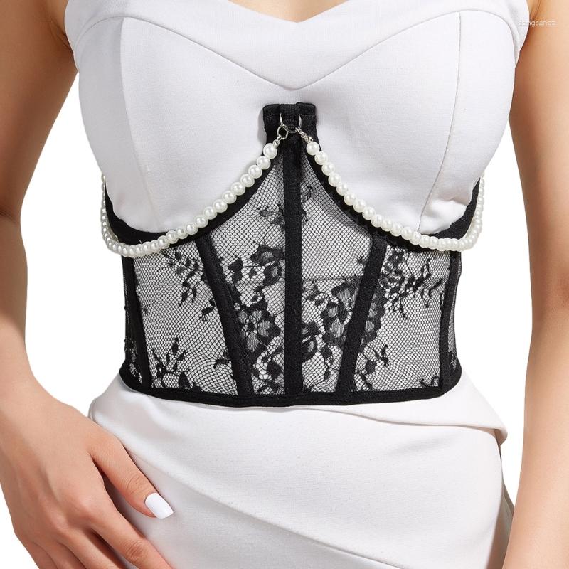 Belts Under Bust Corset With Dangle Pearl Chain Woman Curved Waist Shaper Modeling Strap Slimming Belt Girls Drop, White
Belts Under Bust Corset With Dangle Pearl Chain Woman Curved Waist Shaper Modeling Strap Slimming Belt Girls Drop, White