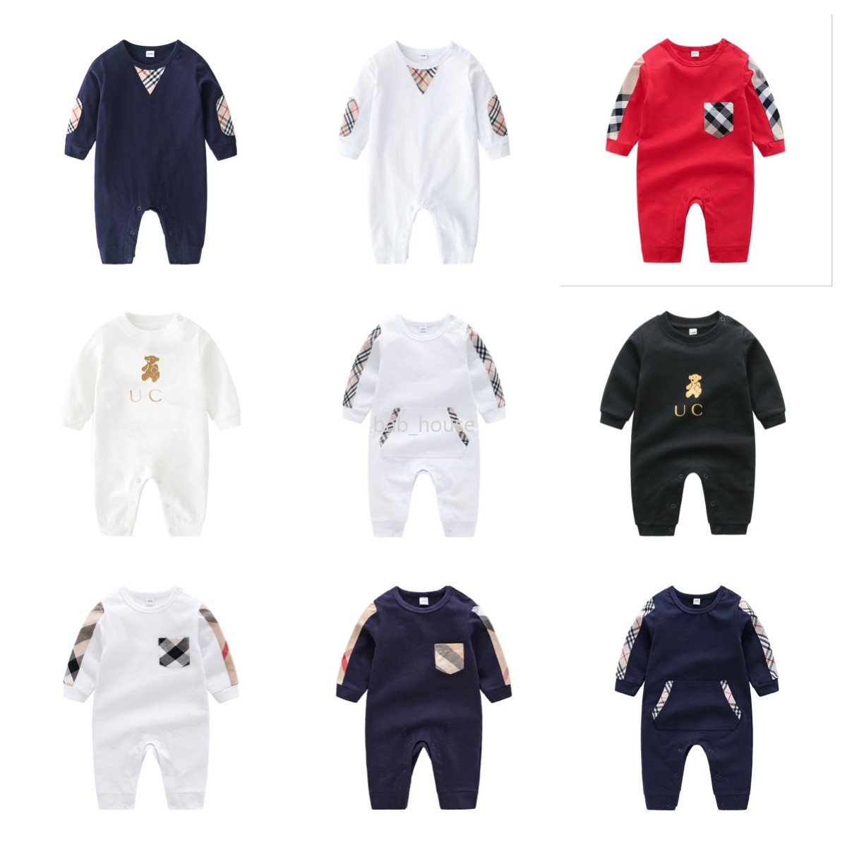 Baby Rompers Newborn Baby Clothes Long sleeve Cotton Designer Romper Infant Clothing Boys Girls Jumpsuits
Baby Rompers Newborn Baby Clothes Long sleeve Cotton Designer Romper Infant Clothing Boys Girls Jumpsuits