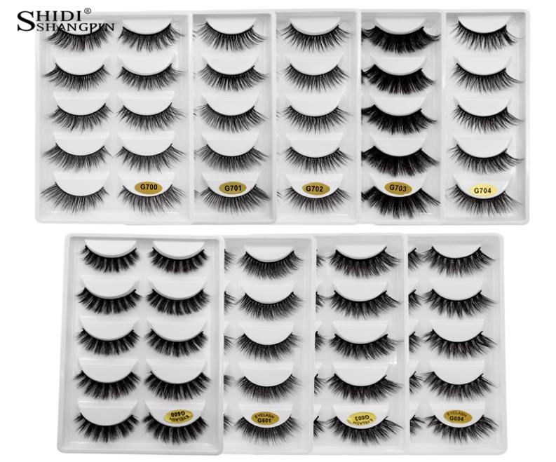 3D Mink False Eyelashes 5 pairs Natural Long Thick Eye Lashes Hand made Reusable Makeup eyelash extensions Tool7215403
3D Mink False Eyelashes 5 pairs Natural Long Thick Eye Lashes Hand made Reusable Makeup eyelash extensions Tool7215403