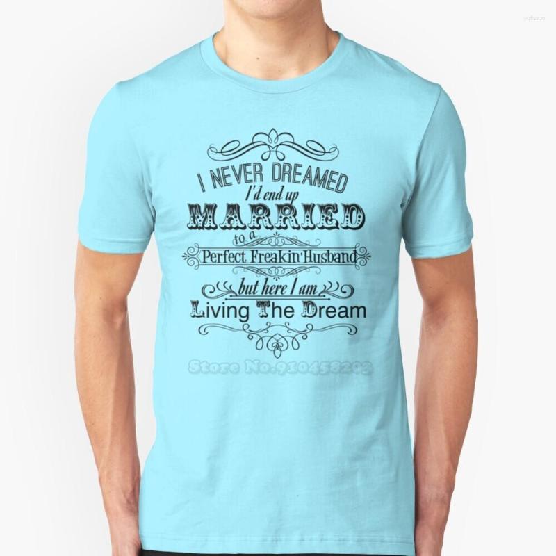 Men's T Shirts Married The Perfect Freakin' Husband Trend T-Shirt Men Summer High Quality Cotton Tops Wife Spouse, Mtee-sky blue
Men's T Shirts Married The Perfect Freakin' Husband Trend T-Shirt Men Summer High Quality Cotton Tops Wife Spouse, Mtee-sky blue