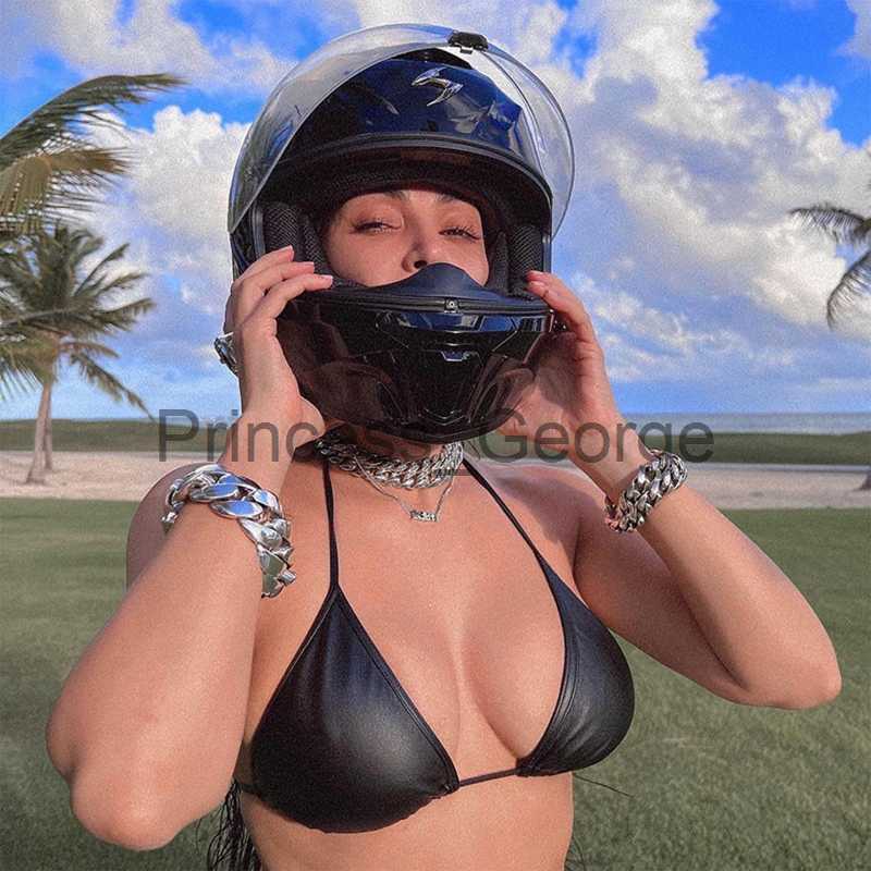 Women's Plus Size Swimwear Black PU Bikini Tops Sexy Slim Swimwear Small Chest Cover Gathered Wrap Bathing Suit Bra Low Waist Lacing Swimsuit Bra x0621
Women's Plus Size Swimwear Black PU Bikini Tops Sexy Slim Swimwear Small Chest Cover Gathered Wrap Bathing Suit Bra Low Waist Lacing Swimsuit Bra x0621
