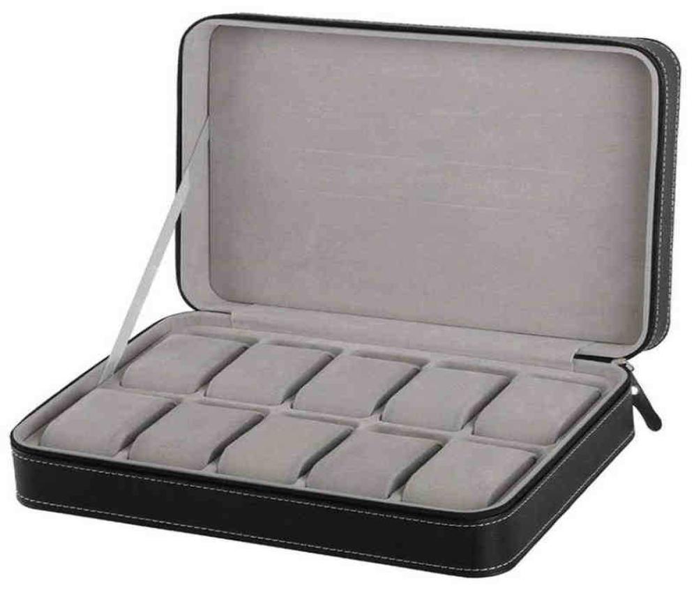 Portable Watch Box Organizer PU Leather Casket with Zipper Classic Style 10 Grids MultiFunctional Bracelet Display Case H2205127271751
Portable Watch Box Organizer PU Leather Casket with Zipper Classic Style 10 Grids MultiFunctional Bracelet Display Case H2205127271751