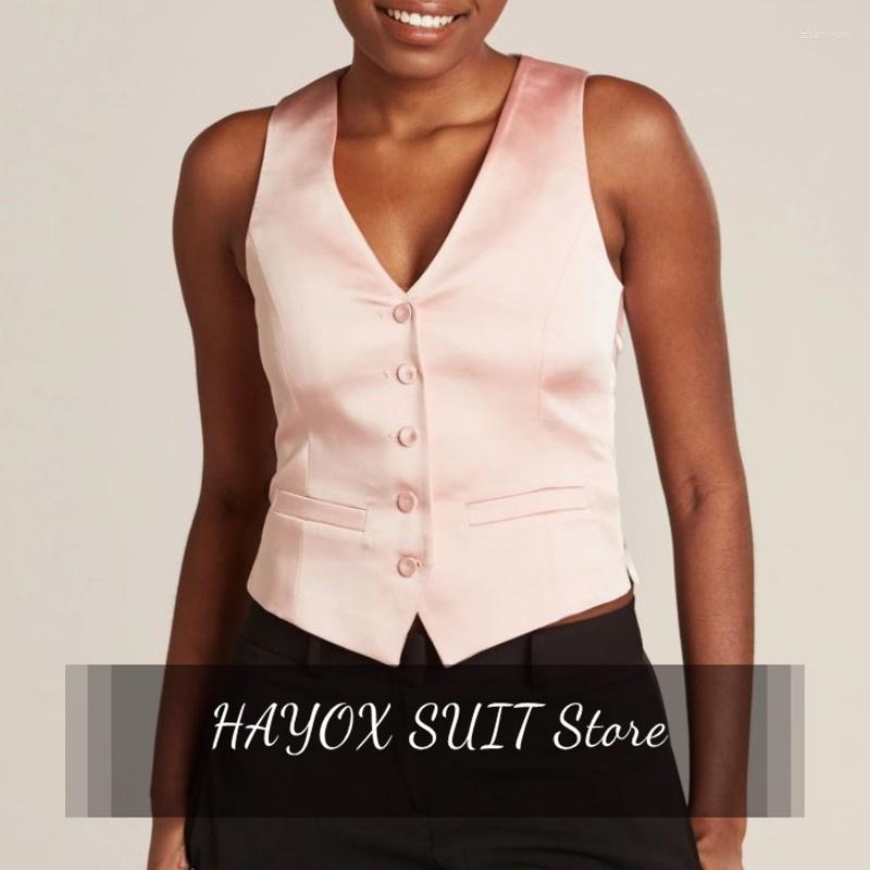 Women's Vests Women's Suit Vest Fashion Satin Silky Sexy V-neck Sleeveless Slim Single-breasted Solid Color Cool Casual Business Top, Burgundy
Women's Vests Women's Suit Vest Fashion Satin Silky Sexy V-neck Sleeveless Slim Single-breasted Solid Color Cool Casual Business Top, Burgundy