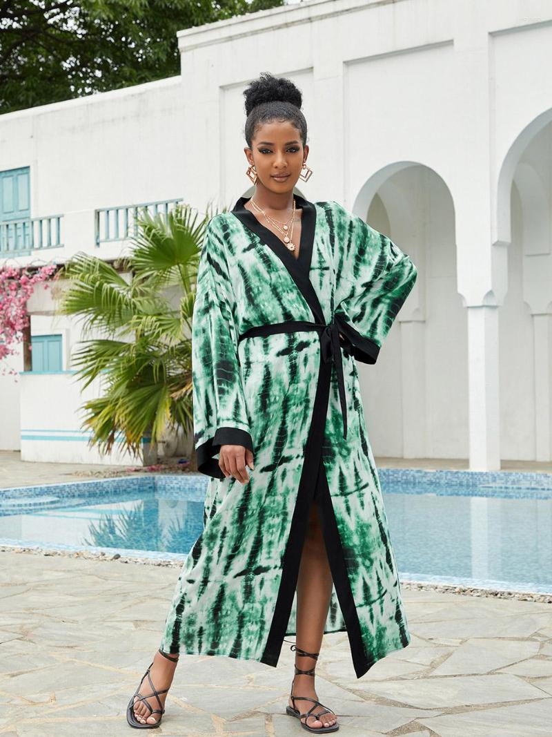 Women's Swimwear Bohemian Tie-dye Kimono Bathing Suit Cover-ups Dress Tunic Pareo Beach Outfits Summer Women Cover Up Beachwear Cardigan, Green
Women's Swimwear Bohemian Tie-dye Kimono Bathing Suit Cover-ups Dress Tunic Pareo Beach Outfits Summer Women Cover Up Beachwear Cardigan, Green