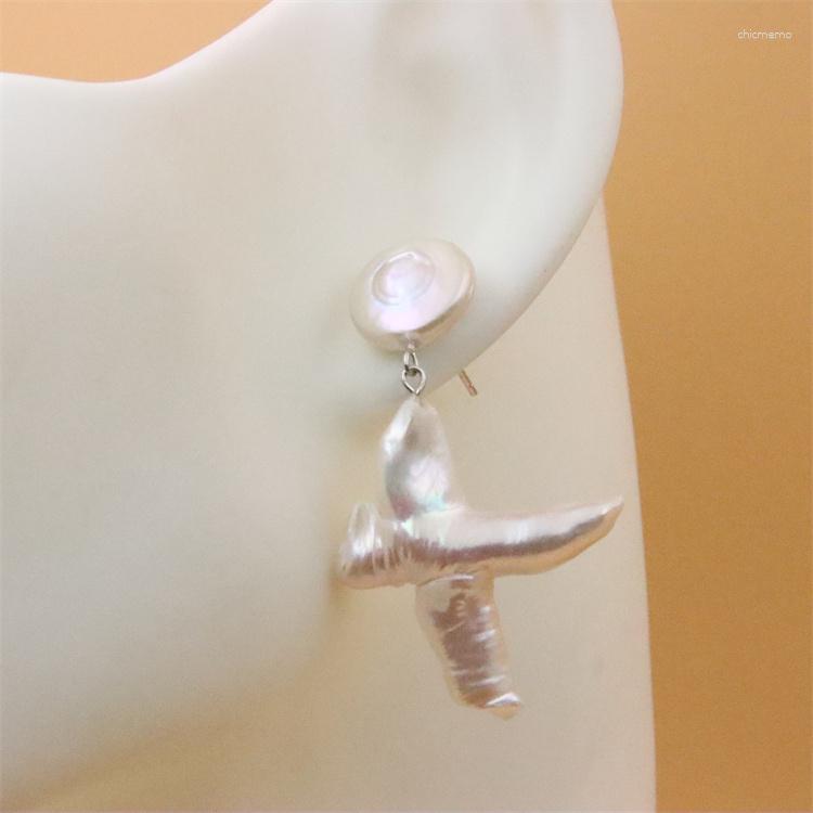 Stud Earrings ZFSILVER 925 Sterling Silver For Women Vintage Baroque White Long Cross Freshwater Pearl Unusual Party
Stud Earrings ZFSILVER 925 Sterling Silver For Women Vintage Baroque White Long Cross Freshwater Pearl Unusual Party