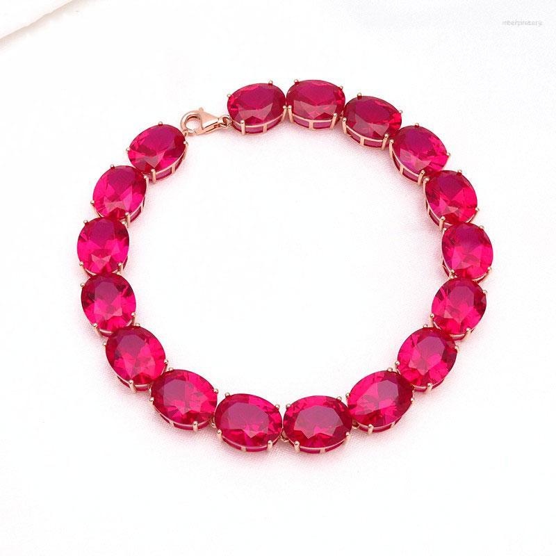 Link Bracelets Russia 585 Purple Gold Luxury Classic Inlaid Redstone Bracelet Women's 18K Rose Plated
Link Bracelets Russia 585 Purple Gold Luxury Classic Inlaid Redstone Bracelet Women's 18K Rose Plated