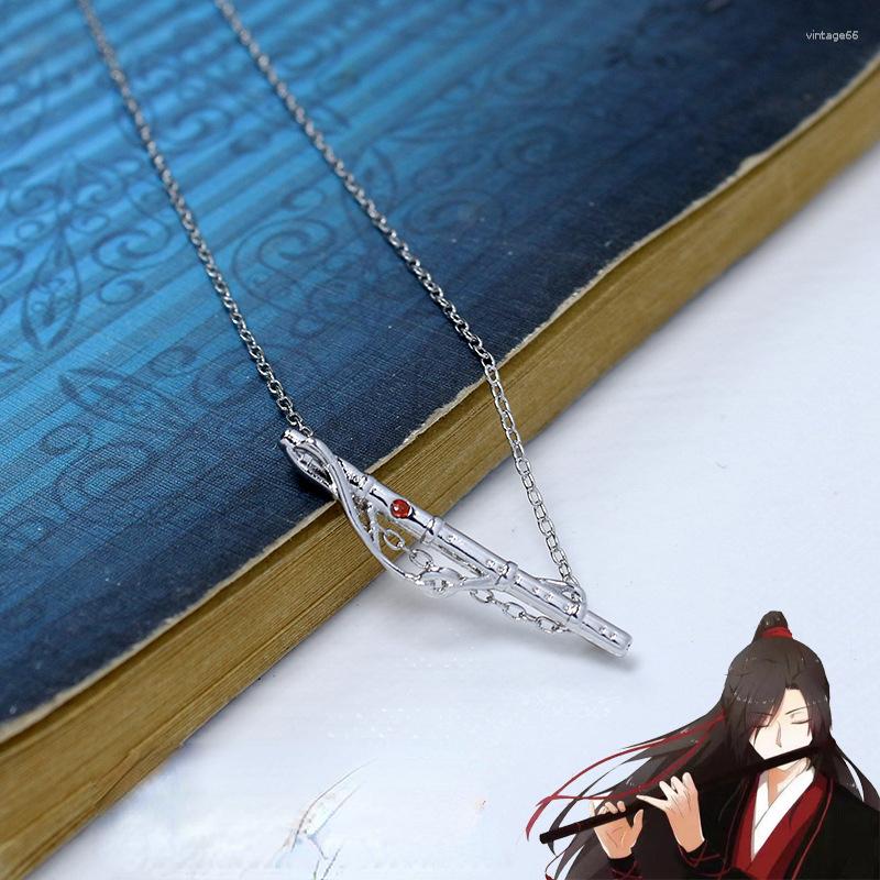 Chains Mo Dao Zu Shi Necklace Women Anime Wei Wuxian Necklaces Woman Creative Fashion Ying Flute Chain Cosplay Alloy Collier Gift
Chains Mo Dao Zu Shi Necklace Women Anime Wei Wuxian Necklaces Woman Creative Fashion Ying Flute Chain Cosplay Alloy Collier Gift