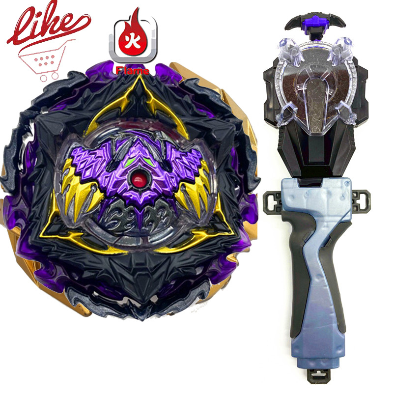 Spinning Top Laike Superking B-175 Lucifer The End Spinning Top B175 Bey with Spark Launcher Handle Set Toys for Children 230621