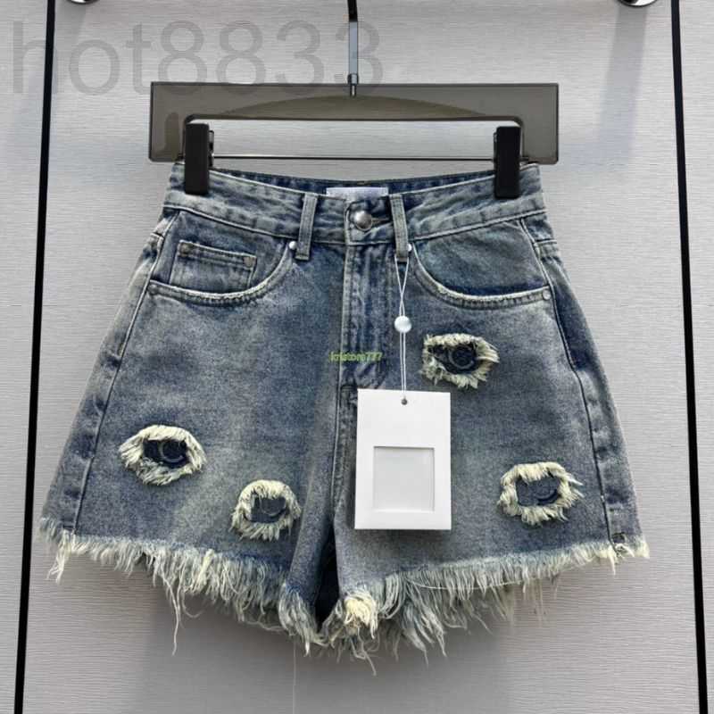 Women' Shorts Designer Cotton Women Jeans Female High End Milan Runway Brand Cowboy Casual Tassel Jersey Letters Embroidery Outwear Denim A-line Hotty Hot Pants PEUF, Multi 
Women' Shorts Designer Cotton Women Jeans Female High End Milan Runway Brand Cowboy Casual Tassel Jersey Letters Embroidery Outwear Denim A-line Hotty Hot Pants PEUF, Multi