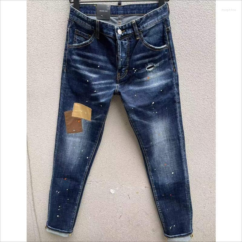 Men's Jeans Men's Trendy Style High Street Moto&Biker Slim Fashion Casual Letter Hole Denim Pants 115#, 115
Men's Jeans Men's Trendy Style High Street Moto&Biker Slim Fashion Casual Letter Hole Denim Pants 115#, 115