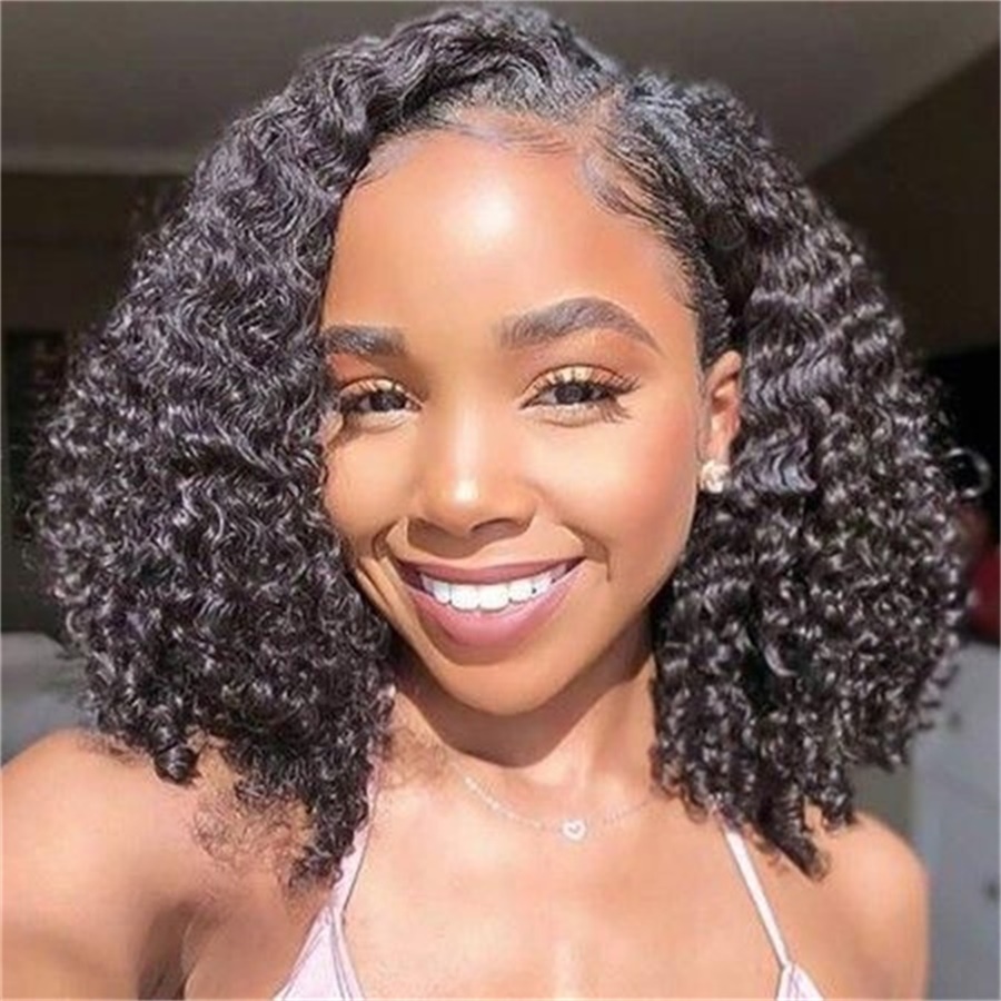Bob Lace Frontal Wig Human Hair 13x4 Deep Wave Curly Lace Front Wigs Short Bob Wig Human Hair Wigs, Natural color
Bob Lace Frontal Wig Human Hair 13x4 Deep Wave Curly Lace Front Wigs Short Bob Wig Human Hair Wigs, Natural color