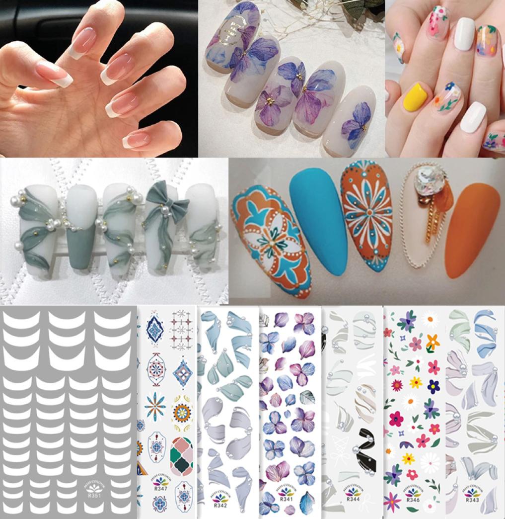 French Retro 3D Nail Art Stickers Embossed Flower Ribbon Adhesive Nails Decals Charm Manicure Decorations DIY Accessories1873249, Multi
French Retro 3D Nail Art Stickers Embossed Flower Ribbon Adhesive Nails Decals Charm Manicure Decorations DIY Accessories1873249, Multi