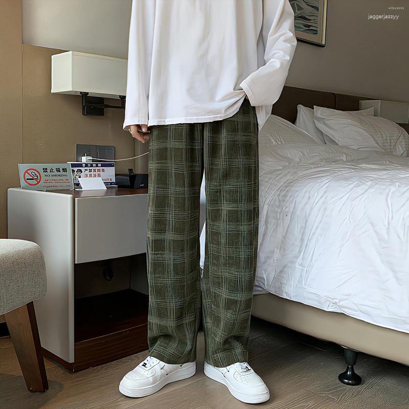 Men's Pants Men's Black Plaid Man Oversized Wide-Leg Straight Trousers Harajuku Style Hip Hop Y2k Streetwear Vintage Casual Baggy
Men's Pants Men's Black Plaid Man Oversized Wide-Leg Straight Trousers Harajuku Style Hip Hop Y2k Streetwear Vintage Casual Baggy