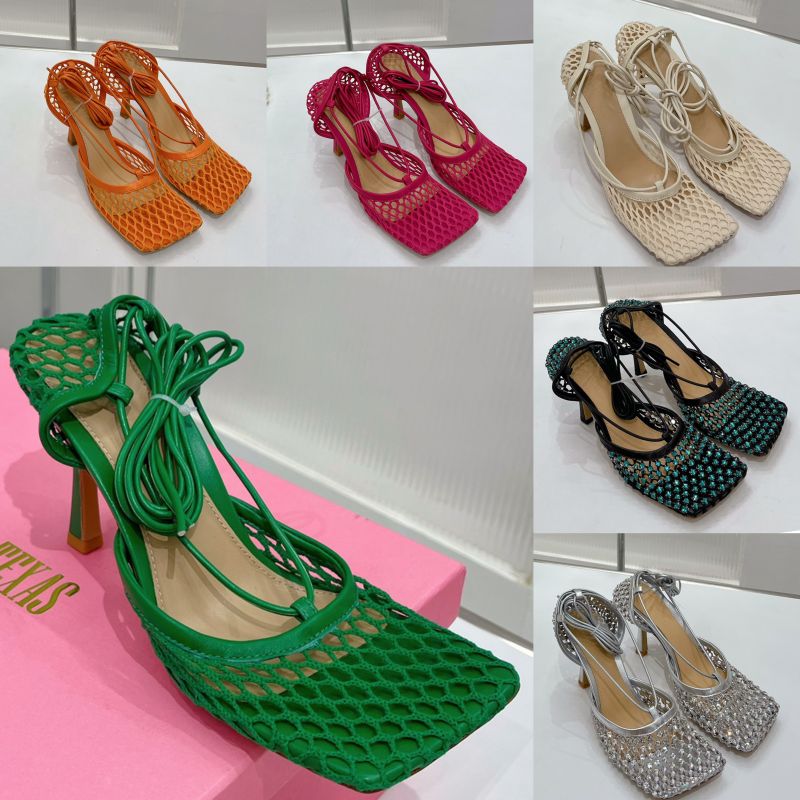 Satin sling pumps sandals with crystals Satin mesh strap with high heel square sandals crystals series Slippers Sandals Size 35-41, Green
Satin sling pumps sandals with crystals Satin mesh strap with high heel square sandals crystals series Slippers Sandals Size 35-41, Green