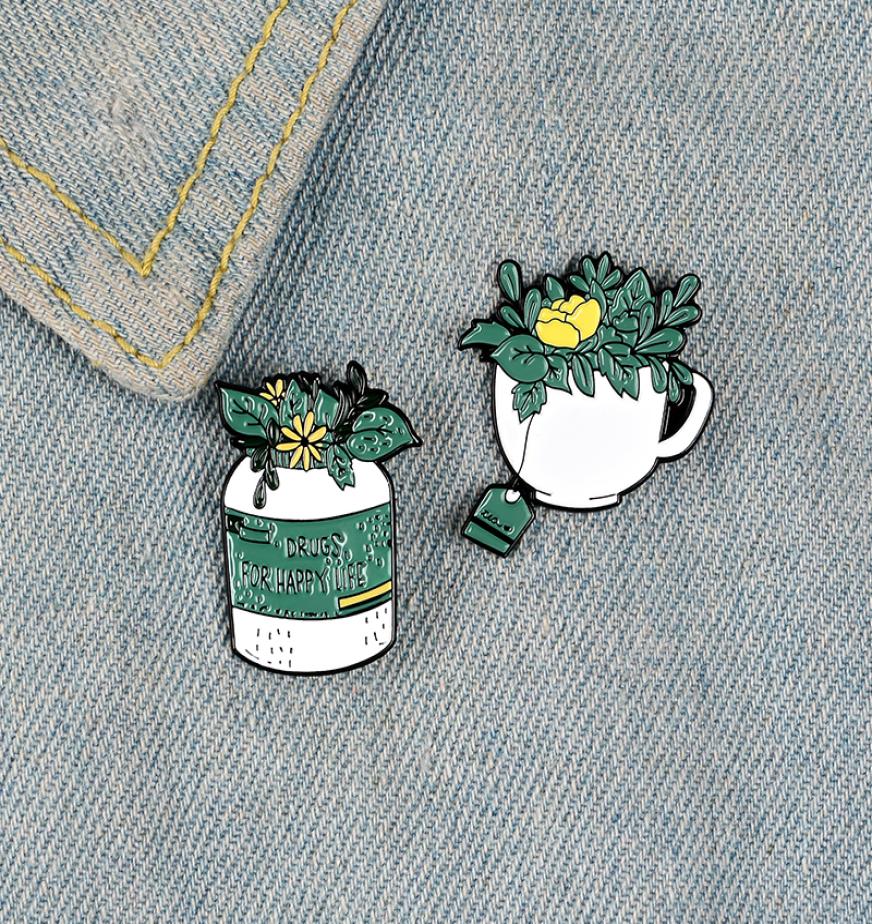 Green plant enamel pins flower Pill bottle happy life badge tea cup brooch jacket backpack bag lapel pin beautiful jewelry lady gi5730589
Green plant enamel pins flower Pill bottle happy life badge tea cup brooch jacket backpack bag lapel pin beautiful jewelry lady gi5730589