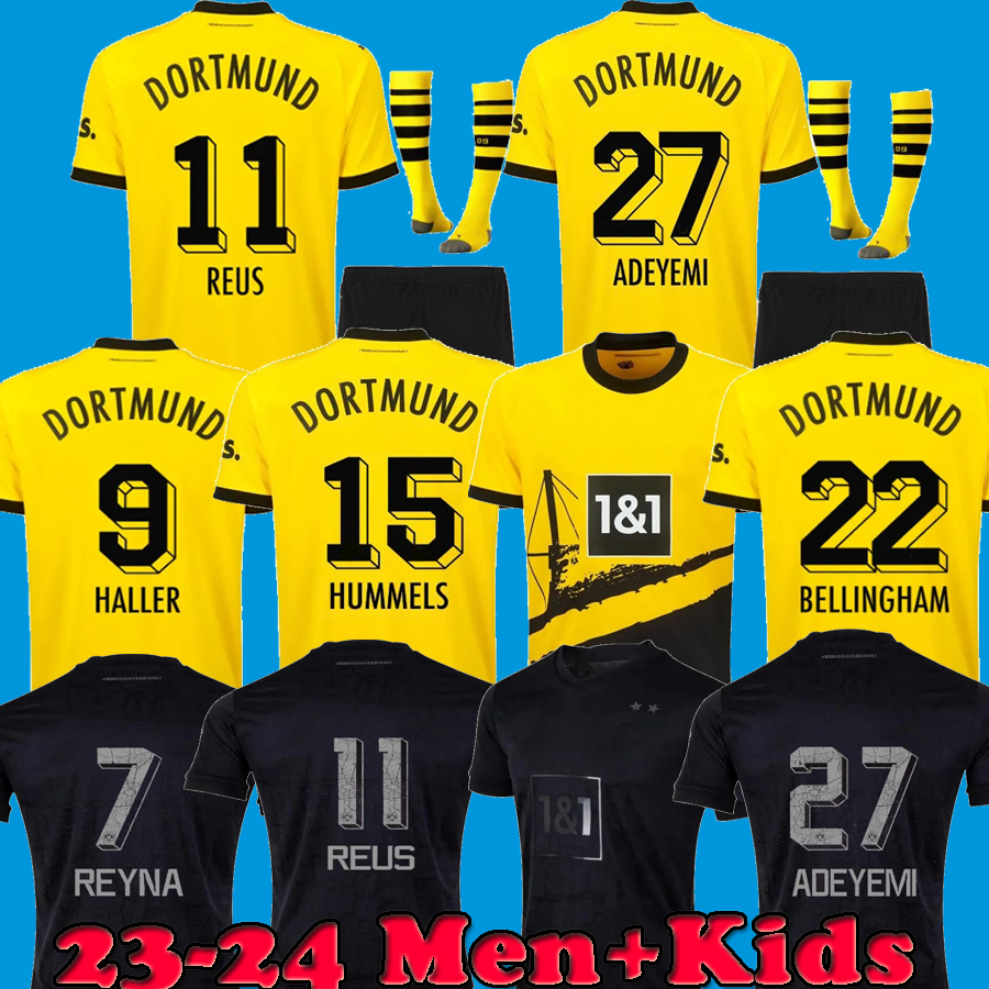 REUS soccer jerseys 23 24 season HALLER 2023 2024 soccer football top shirt NEONGELB BELLINGHAM HUMMELS BRANDT DORTMUND hazard YEYNA men kids kit special all black, Kids 23 24 home
REUS soccer jerseys 23 24 season HALLER 2023 2024 soccer football top shirt NEONGELB BELLINGHAM HUMMELS BRANDT DORTMUND hazard YEYNA men kids kit special all black, Kids 23 24 home