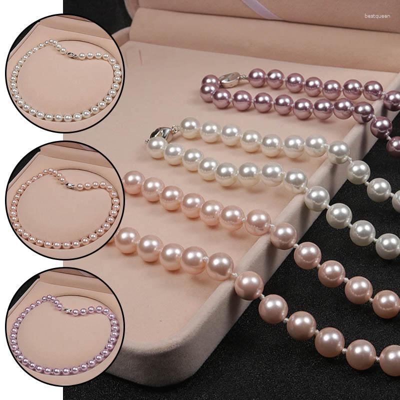 Chains 8/10mm Big Natural Freshwater Pearl Necklace For Women Pink Purple White Girl Jewelry Gift Choker
Chains 8/10mm Big Natural Freshwater Pearl Necklace For Women Pink Purple White Girl Jewelry Gift Choker