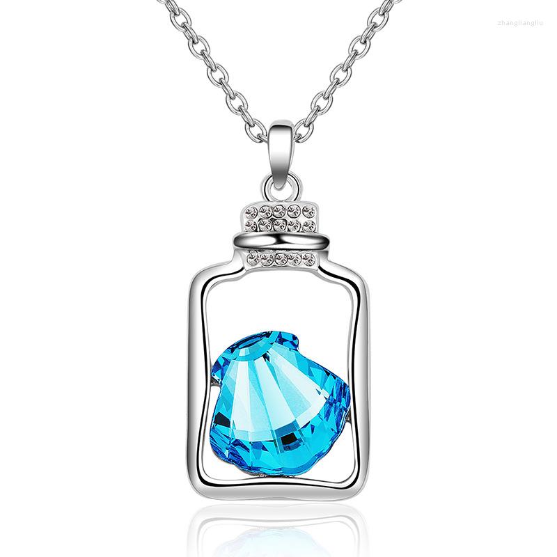 Pendant Necklaces NL-00188 Korean Fashion Jewelry For Women Silver Plated Wishing Bottle Crystal Necklace Valentine's Day Gifts Item
Pendant Necklaces NL-00188 Korean Fashion Jewelry For Women Silver Plated Wishing Bottle Crystal Necklace Valentine's Day Gifts Item