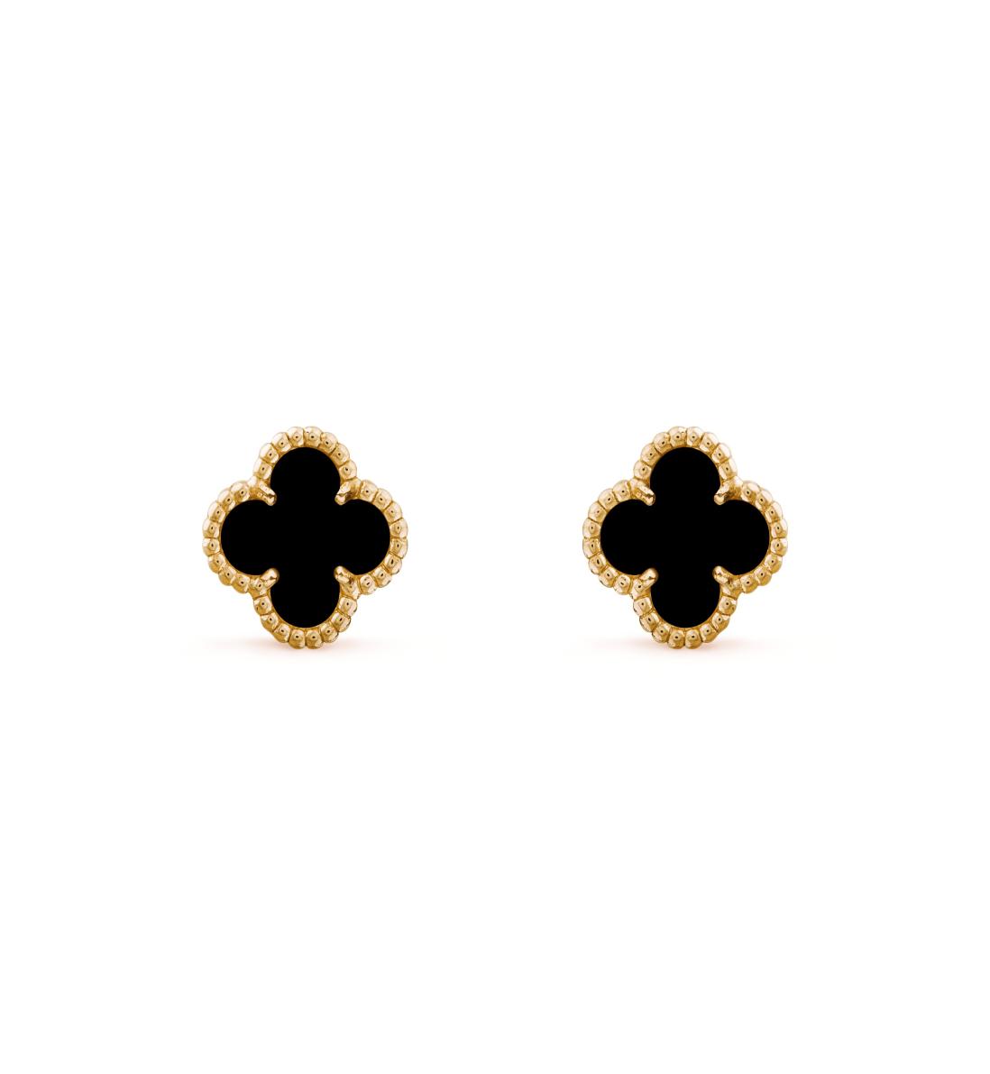 Designer Earrings 14K gold stud earrings black agate fourleaf clovers female medium size clip earpin Valentine039s Day lucky l1262707
Designer Earrings 14K gold stud earrings black agate fourleaf clovers female medium size clip earpin Valentine039s Day lucky l1262707