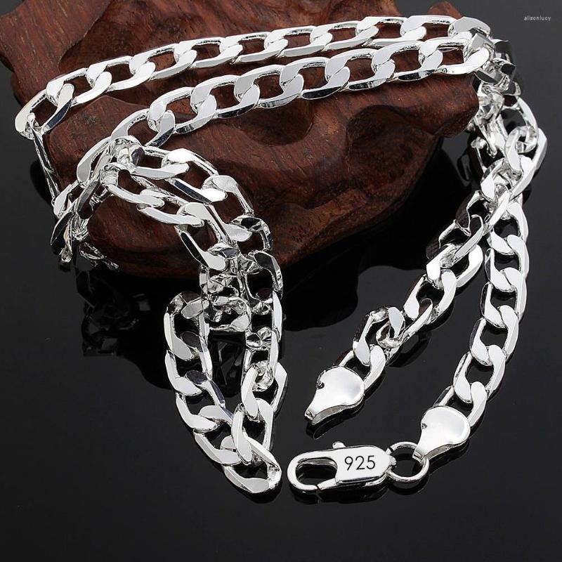 Chains S925 Silver Necklace 16/18/20/22/24 Inches 6MM Full Side Figaro Chain For Men Women Fashion Jewelry Gift
Chains S925 Silver Necklace 16/18/20/22/24 Inches 6MM Full Side Figaro Chain For Men Women Fashion Jewelry Gift