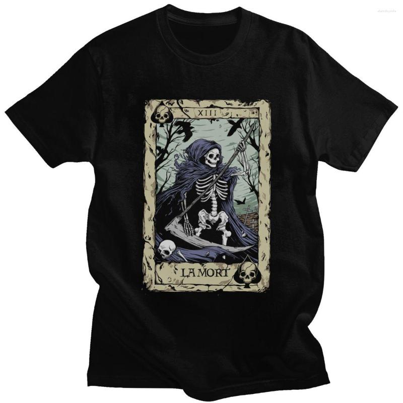 Men' T Shirts Streetwear Death Tarot T-Shirt Men Short Sleeve Major Arcana Halloween Spooky Skeleton Creepy Tee Shirt Cotton Harajuku, Army green
Men' T Shirts Streetwear Death Tarot T-Shirt Men Short Sleeve Major Arcana Halloween Spooky Skeleton Creepy Tee Shirt Cotton Harajuku, Army green
