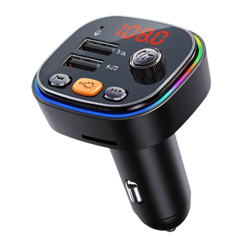 

C20 Car Bluetooth MP3 Player with Card Slot/U Disk, Lossless Sound Quality, Hands-free Calling, FM Transmitter, Car MP3