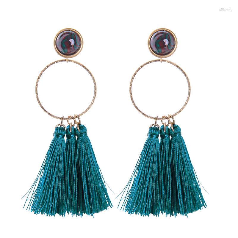 Dangle Earrings Geometric Vintage Color Alloy Circle Cotton Thread Tassel Drop Earring For Women Resin Trendy Jewelry Accessories
Dangle Earrings Geometric Vintage Color Alloy Circle Cotton Thread Tassel Drop Earring For Women Resin Trendy Jewelry Accessories