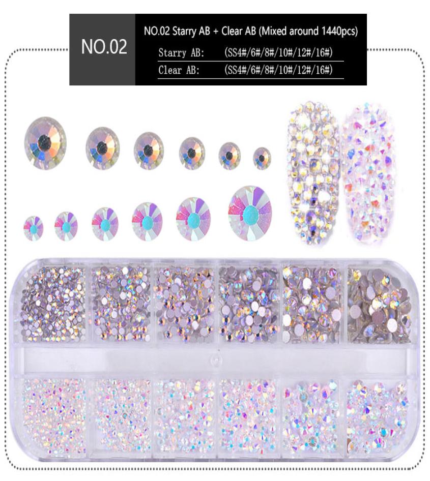 NA053 1 Box Multi Size Crystal Nails Decorations Acrylic Round Colorful Glitters Rhinestones DIY Nail Art Accessoires 1440pcs6899134
NA053 1 Box Multi Size Crystal Nails Decorations Acrylic Round Colorful Glitters Rhinestones DIY Nail Art Accessoires 1440pcs6899134