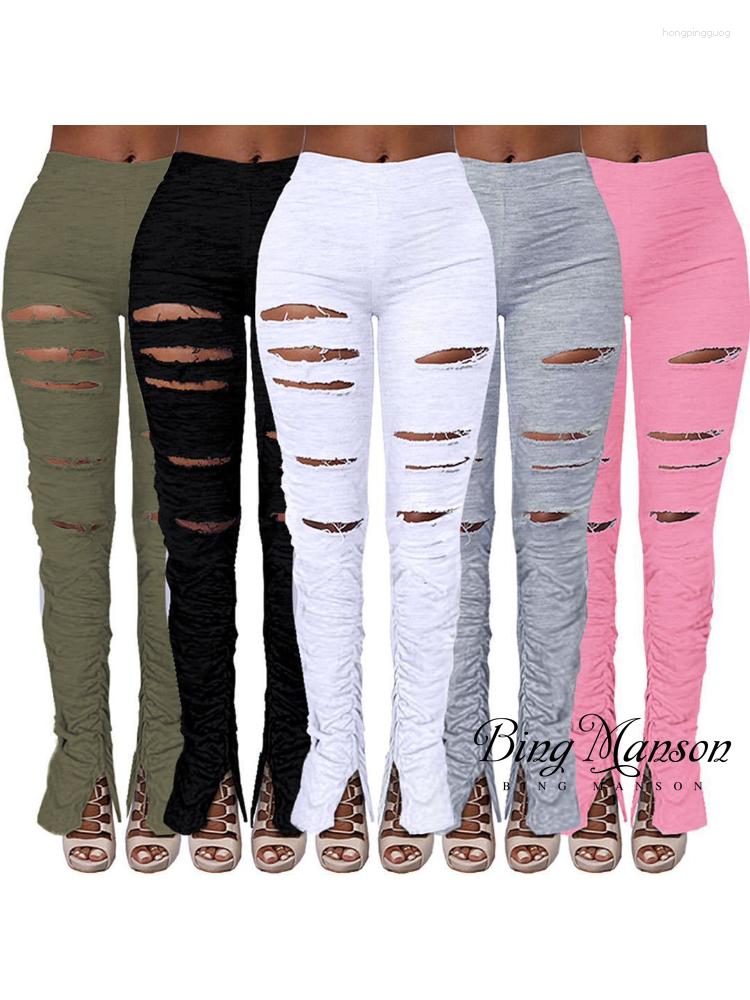Women's Pants Women's Tattered Solid Color Sweater Fabric With Pleated And Fashionable Casual Split Micro Flared Sports Street Clothing, Gray
Women's Pants Women's Tattered Solid Color Sweater Fabric With Pleated And Fashionable Casual Split Micro Flared Sports Street Clothing, Gray