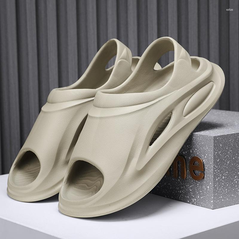 Sandals Summer Outdoor Casual Slip-on Men's Trend Solid Color Thick Sole Lazy Shoes Comfortable Breathable Soft Elastic, Black
Sandals Summer Outdoor Casual Slip-on Men's Trend Solid Color Thick Sole Lazy Shoes Comfortable Breathable Soft Elastic, Black