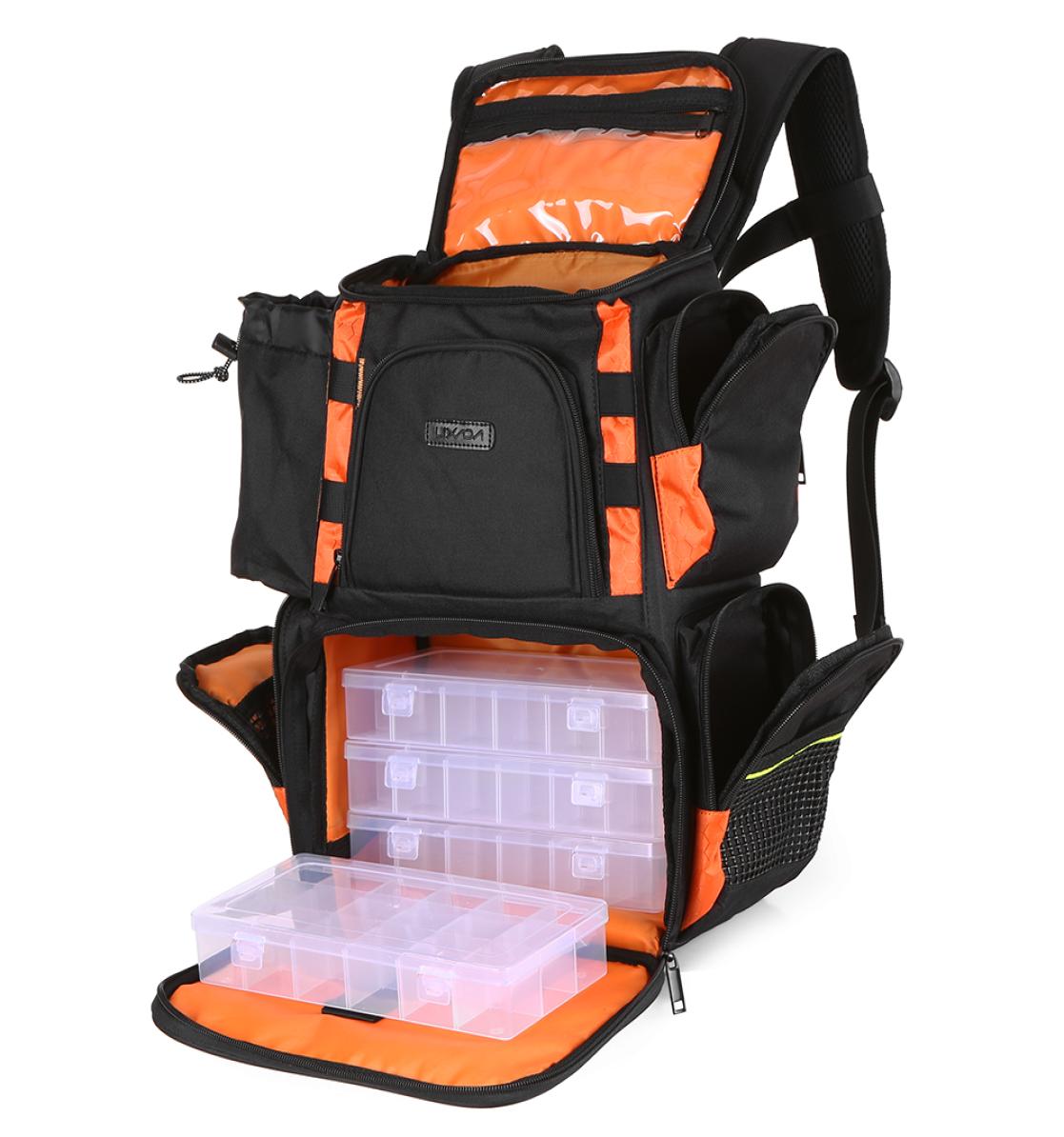 Lixada Fishing Backpack Waterproof Fishing Lures Reel Bag Adjustable Straps Fish Tackle Storage Bag Fishing Tackle Boxes 2104155435394 
Lixada Fishing Backpack Waterproof Fishing Lures Reel Bag Adjustable Straps Fish Tackle Storage Bag Fishing Tackle Boxes 2104155435394