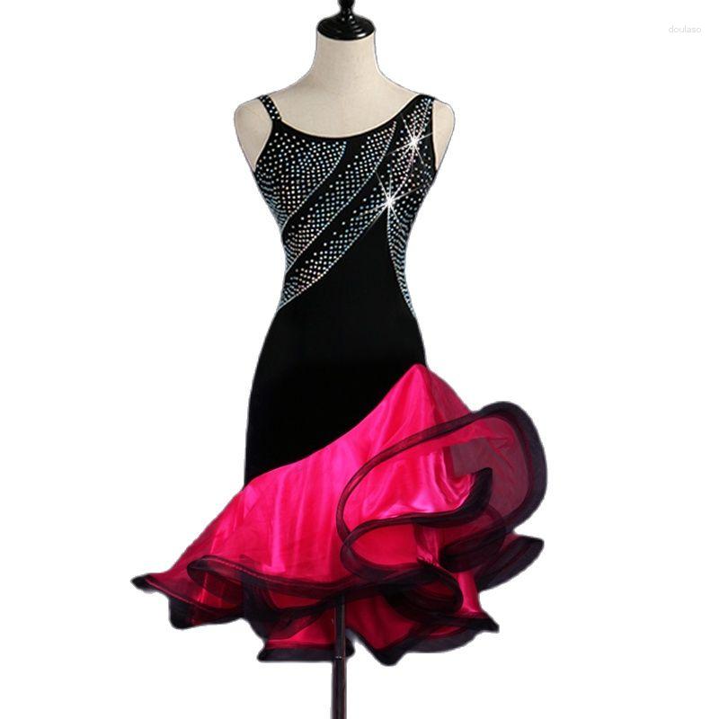 Stage Wear Luxurious Diamond Latin Dance Competition Dress Clothing Women Professional Samba Dresses Adult Multi-Color Custom DL3110, Picture shown
Stage Wear Luxurious Diamond Latin Dance Competition Dress Clothing Women Professional Samba Dresses Adult Multi-Color Custom DL3110, Picture shown