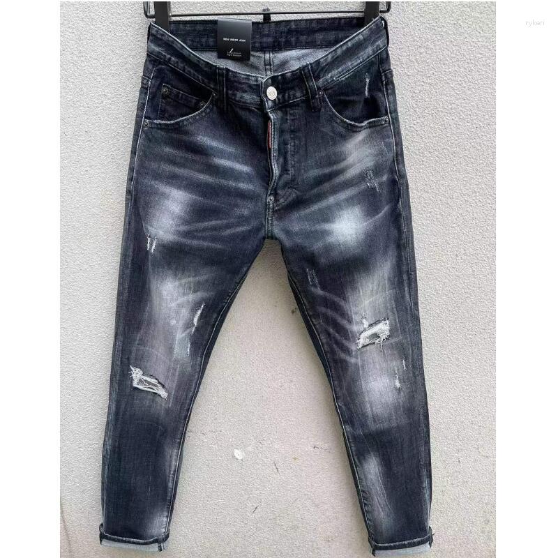 Men's Jeans Men's Trendy Casual High Street Wear Cotton Denim Fabric Pants Letter Printing Skinny Hole 110#, 110
Men's Jeans Men's Trendy Casual High Street Wear Cotton Denim Fabric Pants Letter Printing Skinny Hole 110#, 110