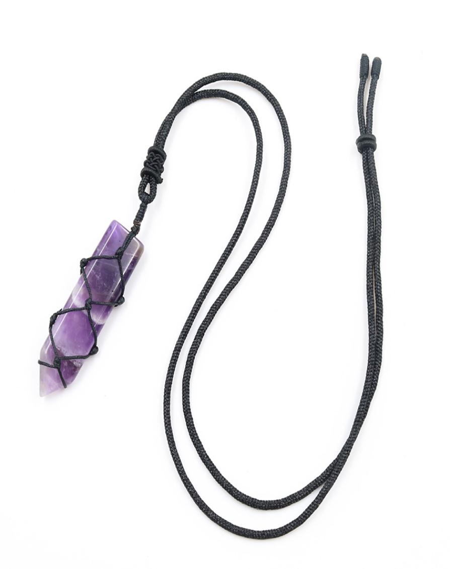 10 Pcs Handmade Weave Sword Shape Amethyst Stone Pendant Opalite Opal Necklace with Rope Chain Jewelry8457062
10 Pcs Handmade Weave Sword Shape Amethyst Stone Pendant Opalite Opal Necklace with Rope Chain Jewelry8457062