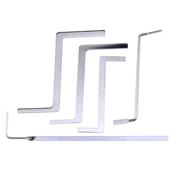 5Pcslot Multifunction Locksmith Tools Metal Row Tension RodPush Rod Tubes Tension Wrench For Locksmith Supply7319118
5Pcslot Multifunction Locksmith Tools Metal Row Tension RodPush Rod Tubes Tension Wrench For Locksmith Supply7319118