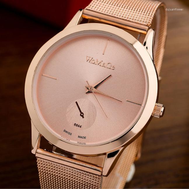 Wristwatches Fashion Women Alloy Belt Watch Unisex Minimalist Style Quartz Elegant Ladies Montre Femme Relogio
Wristwatches Fashion Women Alloy Belt Watch Unisex Minimalist Style Quartz Elegant Ladies Montre Femme Relogio