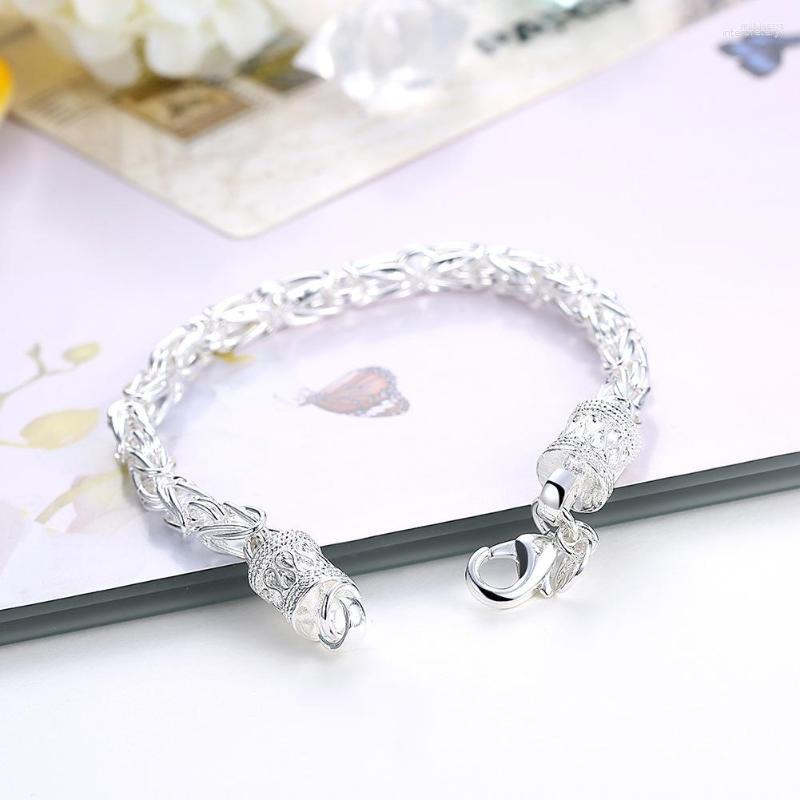 Link Bracelets Classic Silver Color Unisex Dragon Bracelet For Women Men Chain Wholesale Jewelry Gift
Link Bracelets Classic Silver Color Unisex Dragon Bracelet For Women Men Chain Wholesale Jewelry Gift