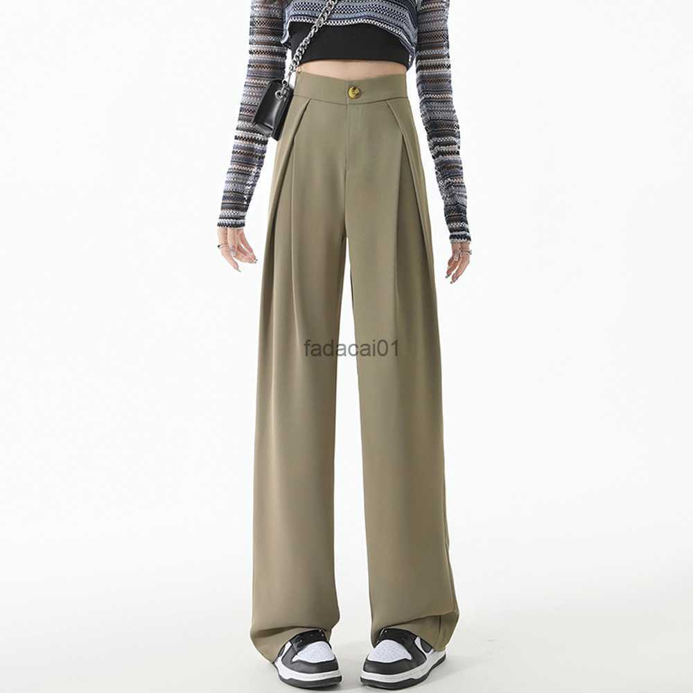 Women Spring And Autumn Wide Leg Pants Fashion Long Trousers Chic Folds Casual Straight Pants Lady Streetwear AllMatch Clothing L230621, Camel
Women Spring And Autumn Wide Leg Pants Fashion Long Trousers Chic Folds Casual Straight Pants Lady Streetwear AllMatch Clothing L230621, Camel