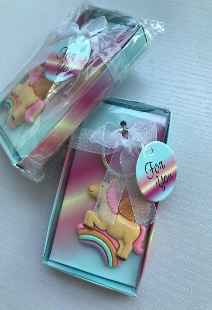 

Unicorn Keychain Cute Horse Rainbow Key Chain Fairytale Resin Key Rings Girls Bag pendant Birthday Gift 10PCSLOT whole1496042