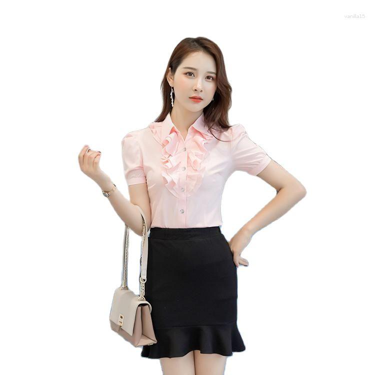 Women' Blouses Top Shirts White Summer Blouse Office Work Shirt Casual Tops Short Sleeve 5XL Women Tees Chiffon Blusas, Purple
Women' Blouses Top Shirts White Summer Blouse Office Work Shirt Casual Tops Short Sleeve 5XL Women Tees Chiffon Blusas, Purple