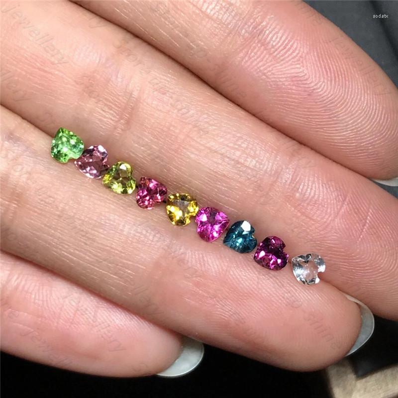 Cluster Rings Natural Tourmaline Bare Stone Ring Face Heart Shape 4x4mm Candy Color 9 Pieces
Cluster Rings Natural Tourmaline Bare Stone Ring Face Heart Shape 4x4mm Candy Color 9 Pieces