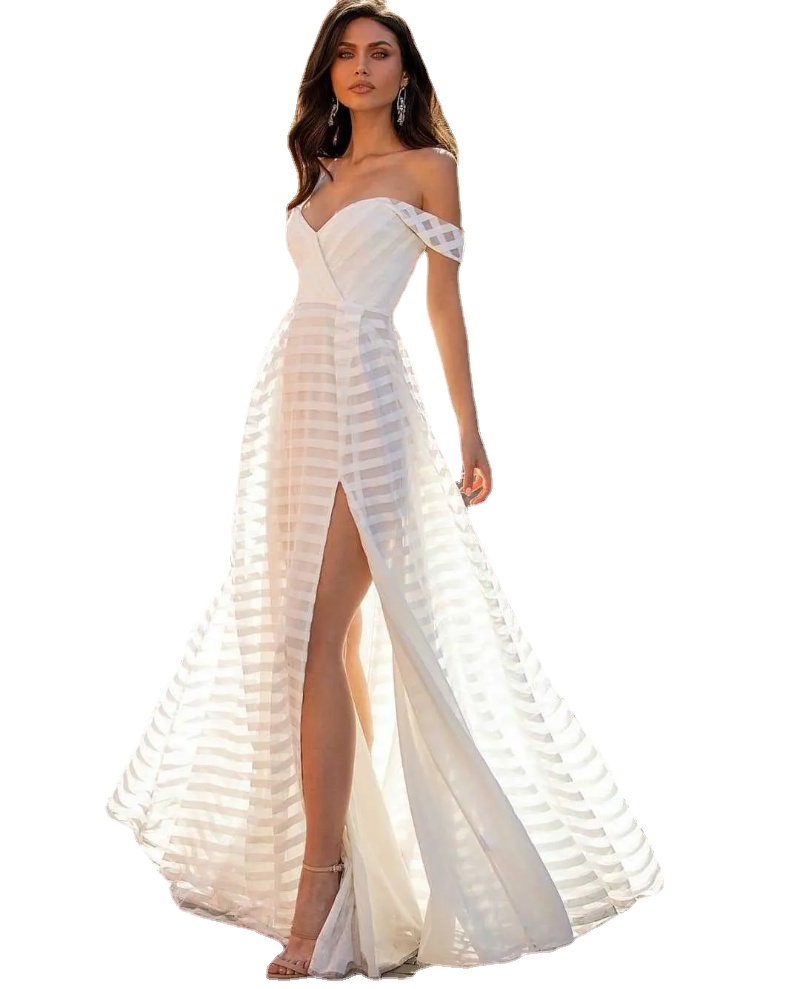 white Long Evening Dresses Wear Illusion Crystal Beading High Side Split Floor Length Party Dress Off Shoulder Prom Gowns Open Back Robes De Soiree
white Long Evening Dresses Wear Illusion Crystal Beading High Side Split Floor Length Party Dress Off Shoulder Prom Gowns Open Back Robes De Soiree