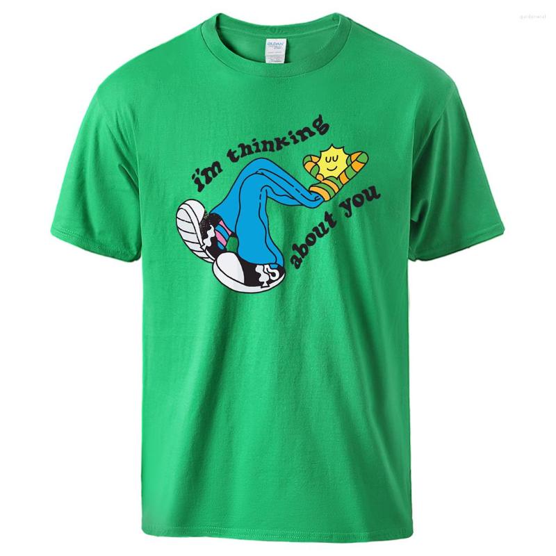 Men' T Shirts I Am Thinking About You Printing Tshirts Men Novelty Fashion Short Sleeved Breathable Cotton Streetwear Be Durable Loose, Blue
Men' T Shirts I Am Thinking About You Printing Tshirts Men Novelty Fashion Short Sleeved Breathable Cotton Streetwear Be Durable Loose, Blue