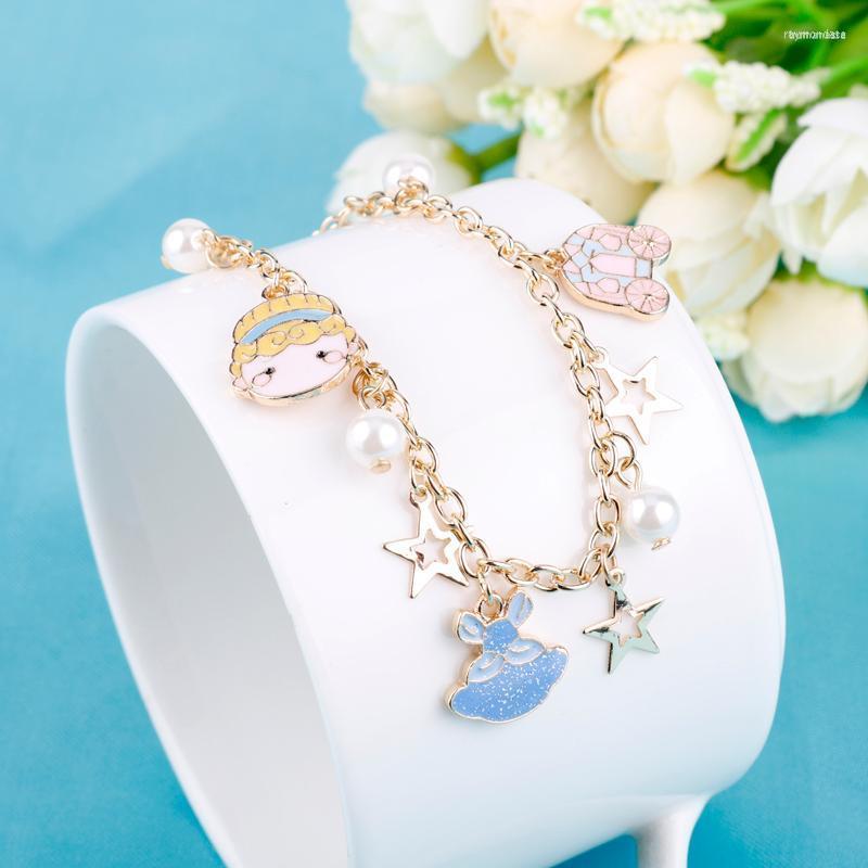 Charm Bracelets Dongsheng Trendy Cinderella Bracelet Pumpkin Carriage Women Girls Sweet Style Imitation Pearls Bangles Gift-25 Raym22
Charm Bracelets Dongsheng Trendy Cinderella Bracelet Pumpkin Carriage Women Girls Sweet Style Imitation Pearls Bangles Gift-25 Raym22