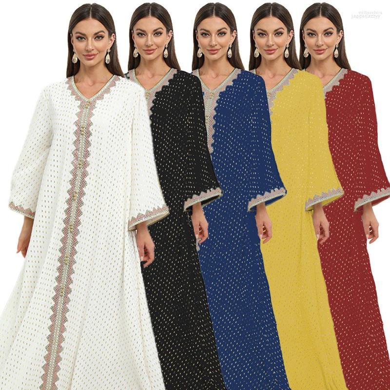 Ethnic Clothing 2023 Lace Stamping Spring Muslim Women Dress Gown Arab Dubai Party Robe Long
Ethnic Clothing 2023 Lace Stamping Spring Muslim Women Dress Gown Arab Dubai Party Robe Long